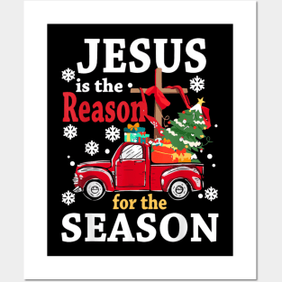 Christian Jesus The Reason Xmas Holiday Season Christmas Posters and Art